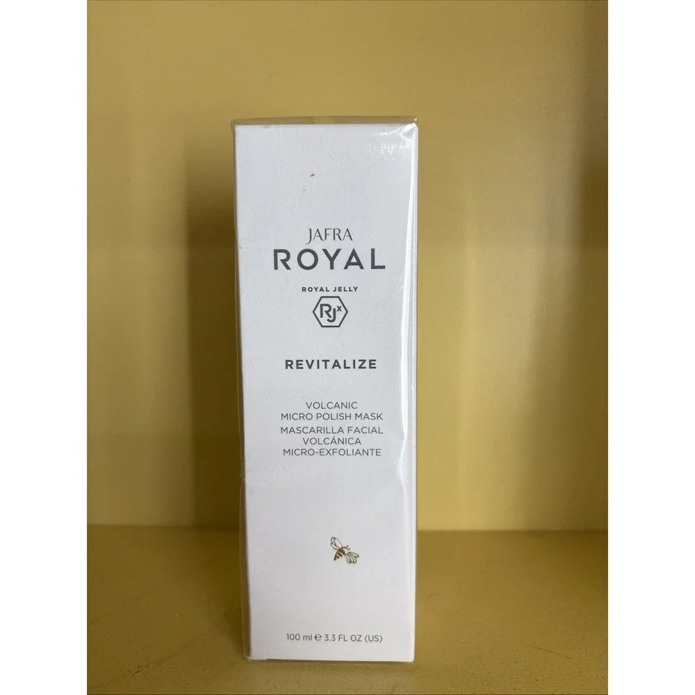 Jafra Royal Jelly Revitalize Volcanic Micro Polish Mask 3.3 OZ New & Sealed